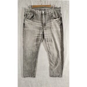 Levis Slim Fit Black Jeans Mens 36x32 Levi's Denim *Belt Tag Removed*